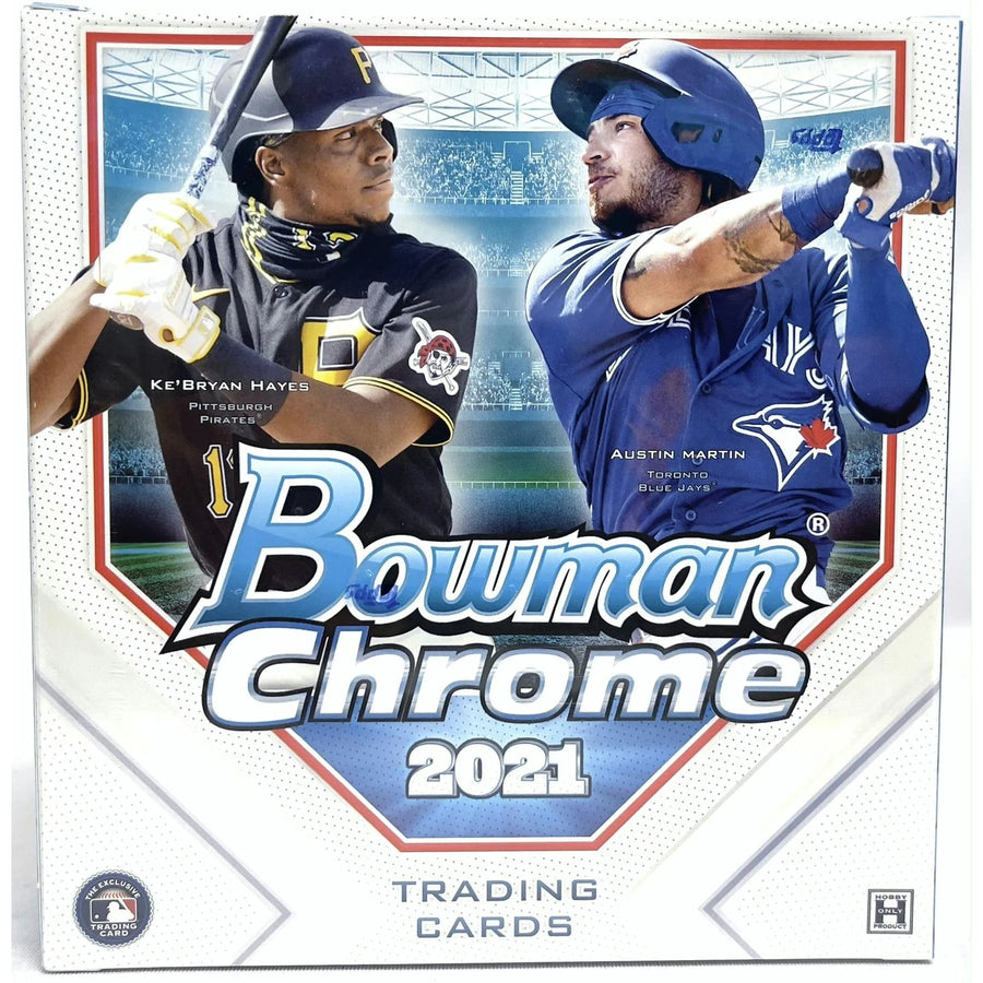 DRAFT - Just In 2021 Bowman Chrome Baseball Lite Hobby Box (Black & White Mini-Diamond Parallels!)