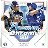DRAFT - Just In 2021 Bowman Chrome Baseball Lite Hobby Box (Black & White Mini-Diamond Parallels!)
