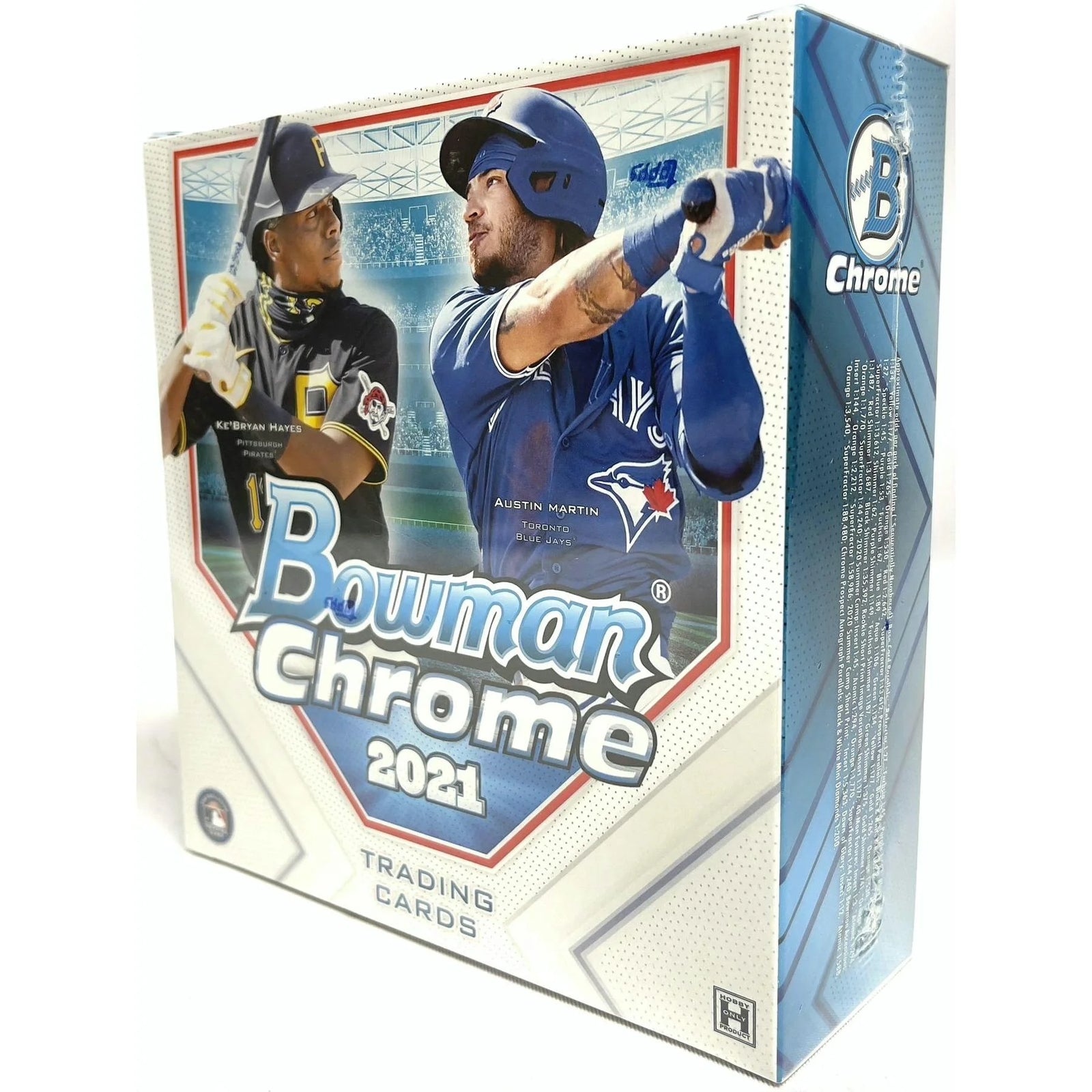 DRAFT - Just In 2021 Bowman Chrome Baseball Lite Hobby Box (Black & White Mini-Diamond Parallels!)