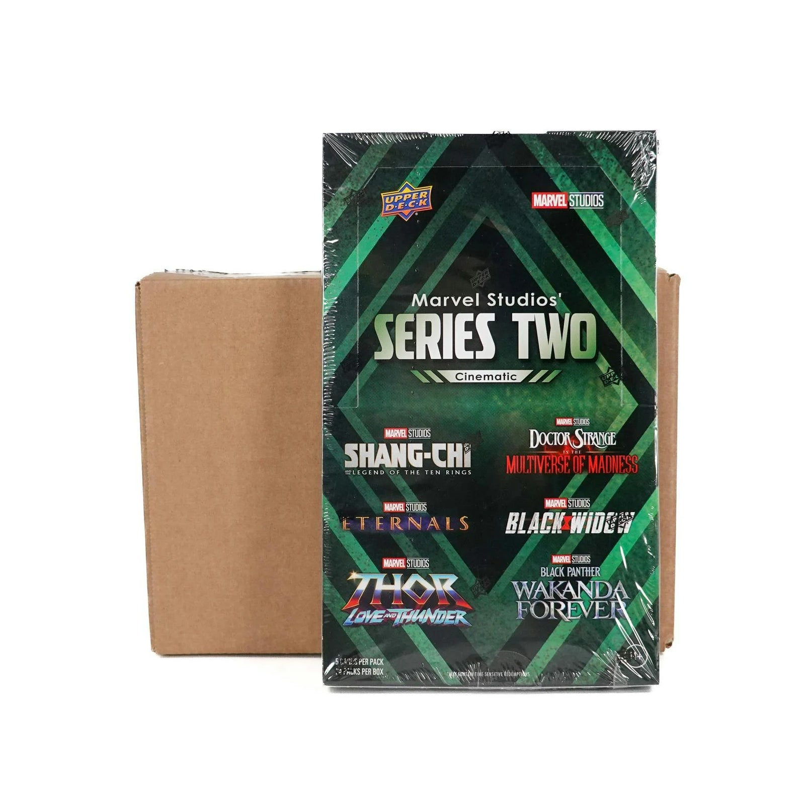 DRAFT - Upper Deck Marvel Studios Series 2 Cinematic Trading Cards | Hobby 6-Box Case