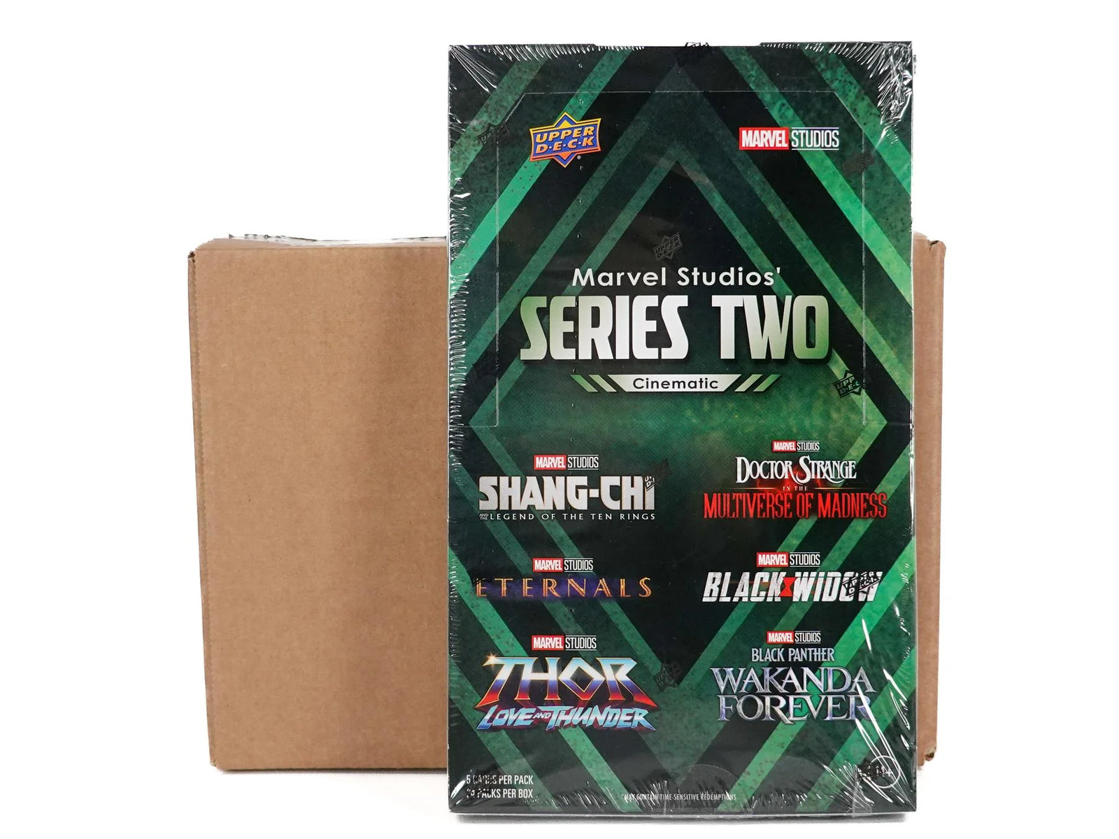 DRAFT - Upper Deck Marvel Studios Series 2 Cinematic Trading Cards | Hobby 6-Box Case