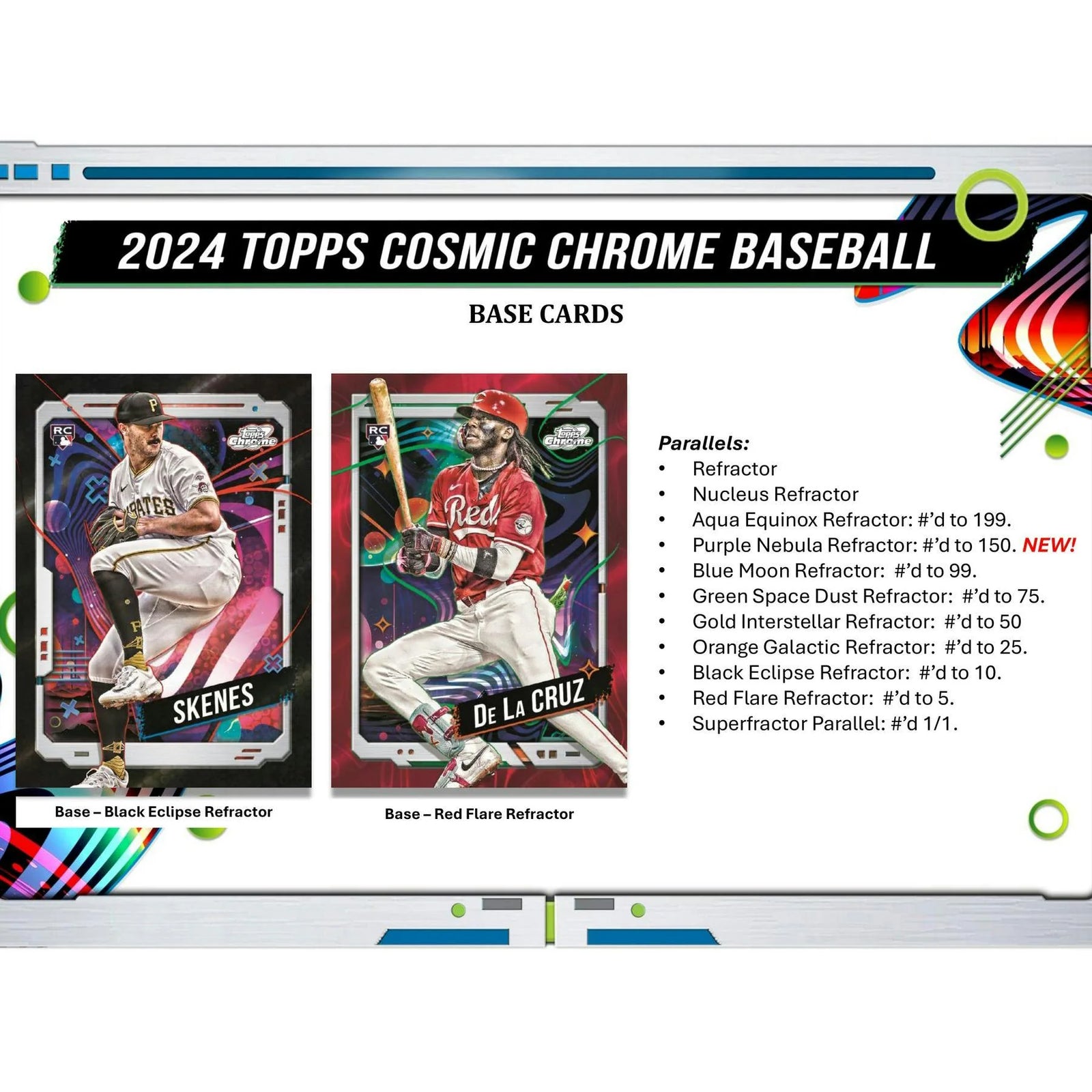 DRAFT - Just In 2024 Topps Cosmic Chrome Baseball Hobby Box