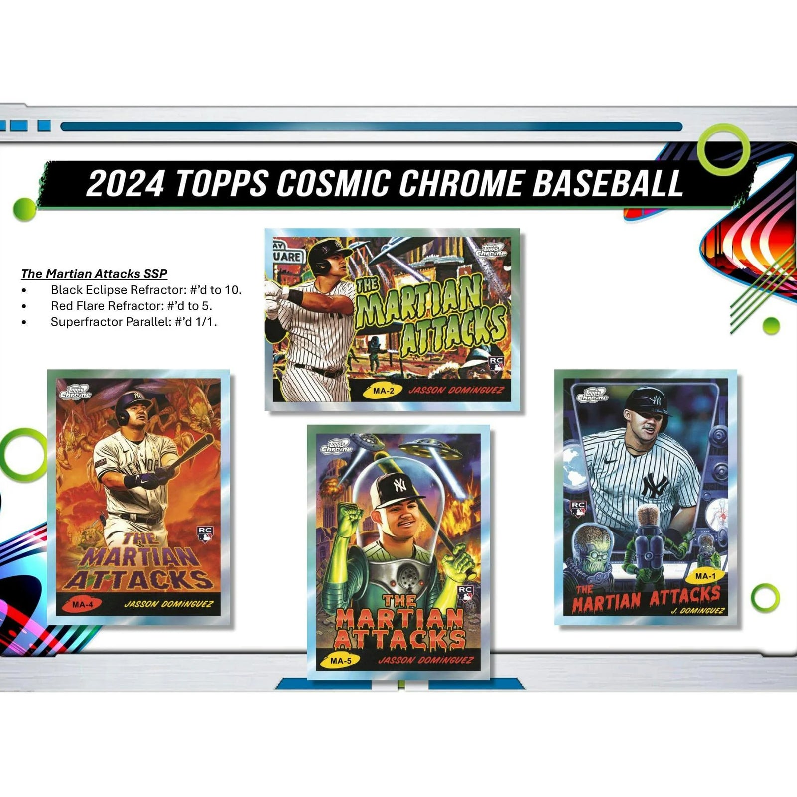 DRAFT - Just In 2024 Topps Cosmic Chrome Baseball Hobby Box