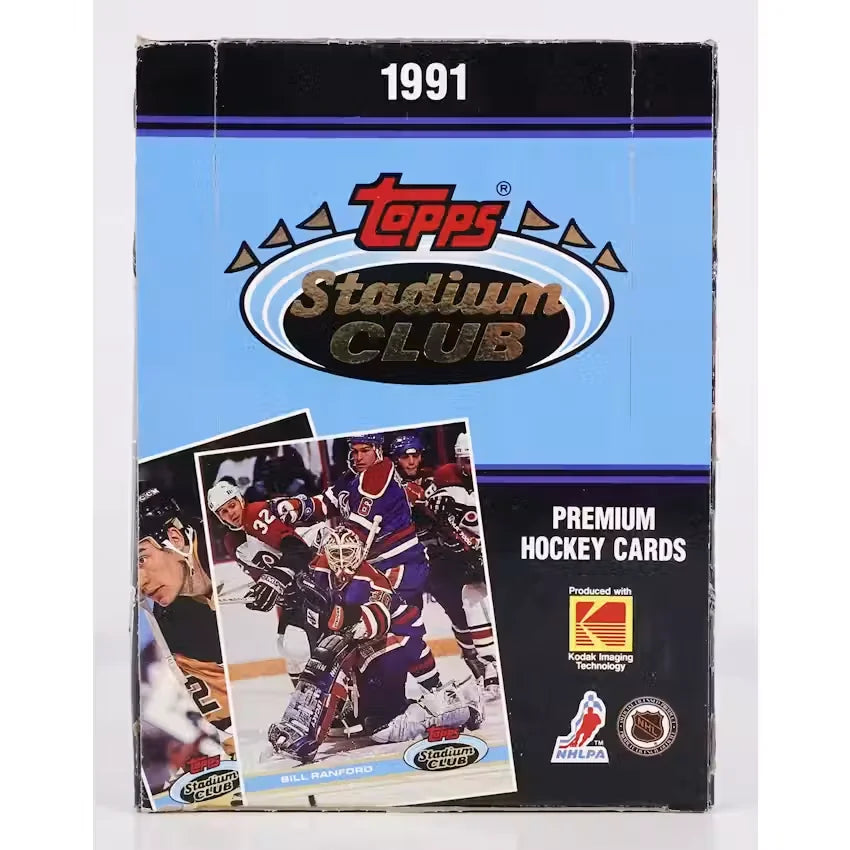 1991-92 Topps Stadium Club Hockey Hobby Box (Ships Sealed Only)