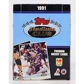 1991-92 Topps Stadium Club Hockey Hobby Box (Ships Sealed Only)