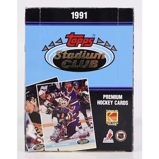 1991-92 Topps Stadium Club Hockey Hobby Box (Ships Sealed Only)