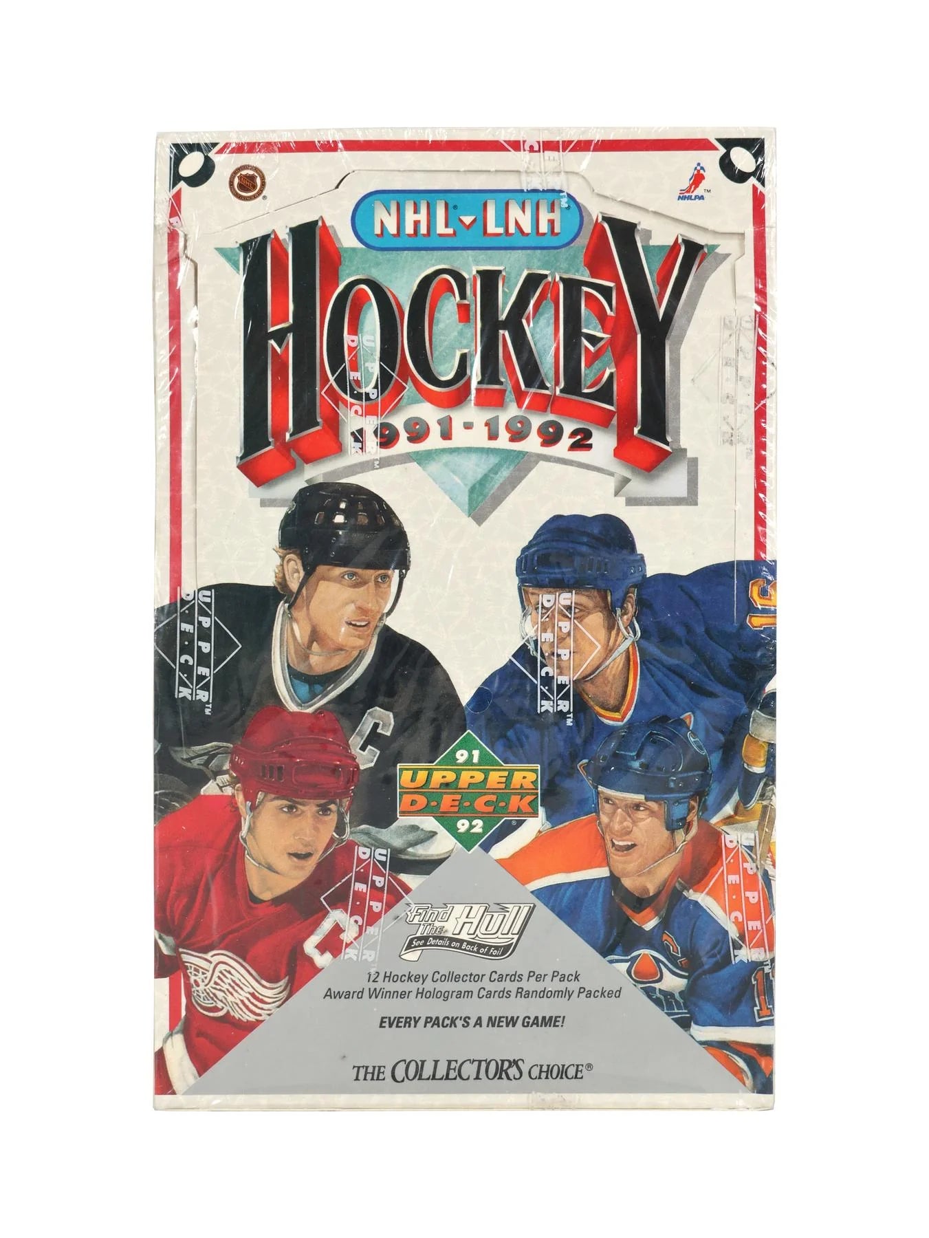 1991-92 Upper Deck English Low Series Hockey Wax Box | 36 Packs (Ships Sealed Only)