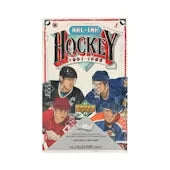 1991-92 Upper Deck English Low Series Hockey Wax Box | 36 Packs (Ships Sealed Only)