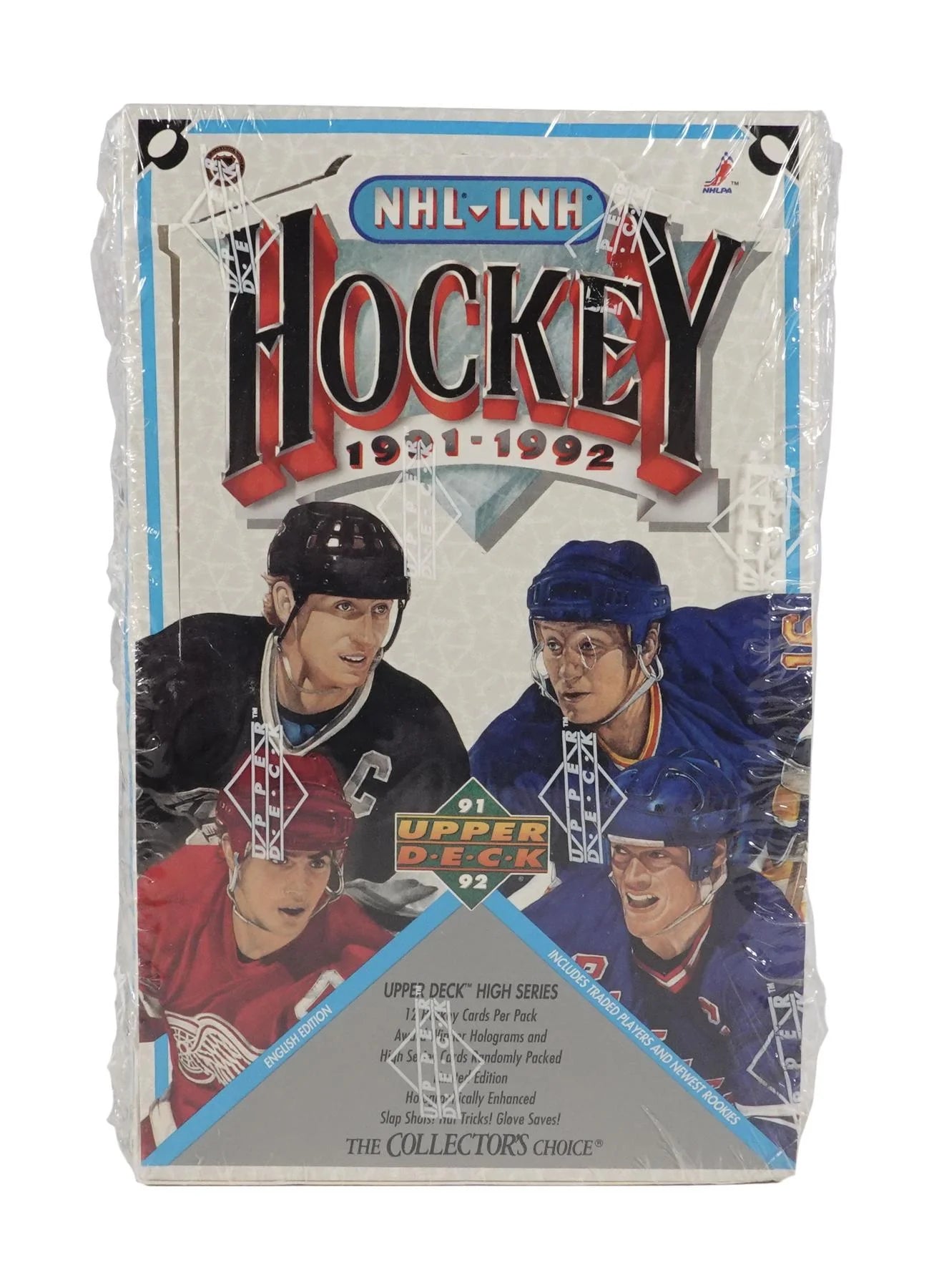 1991-92 Upper Deck English High Series Hockey Wax Box | 36 Packs (Ships Sealed Only)