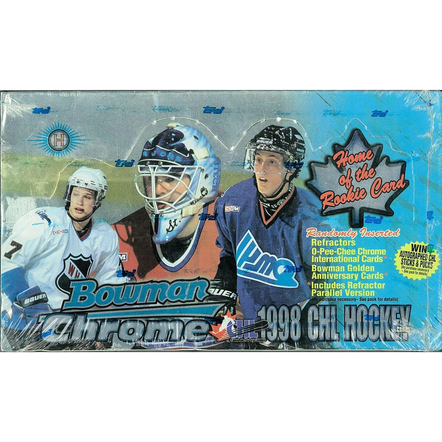 1998-99 Bowman Chrome CHL Prospects Hockey Hobby Box (Ships Sealed Only)