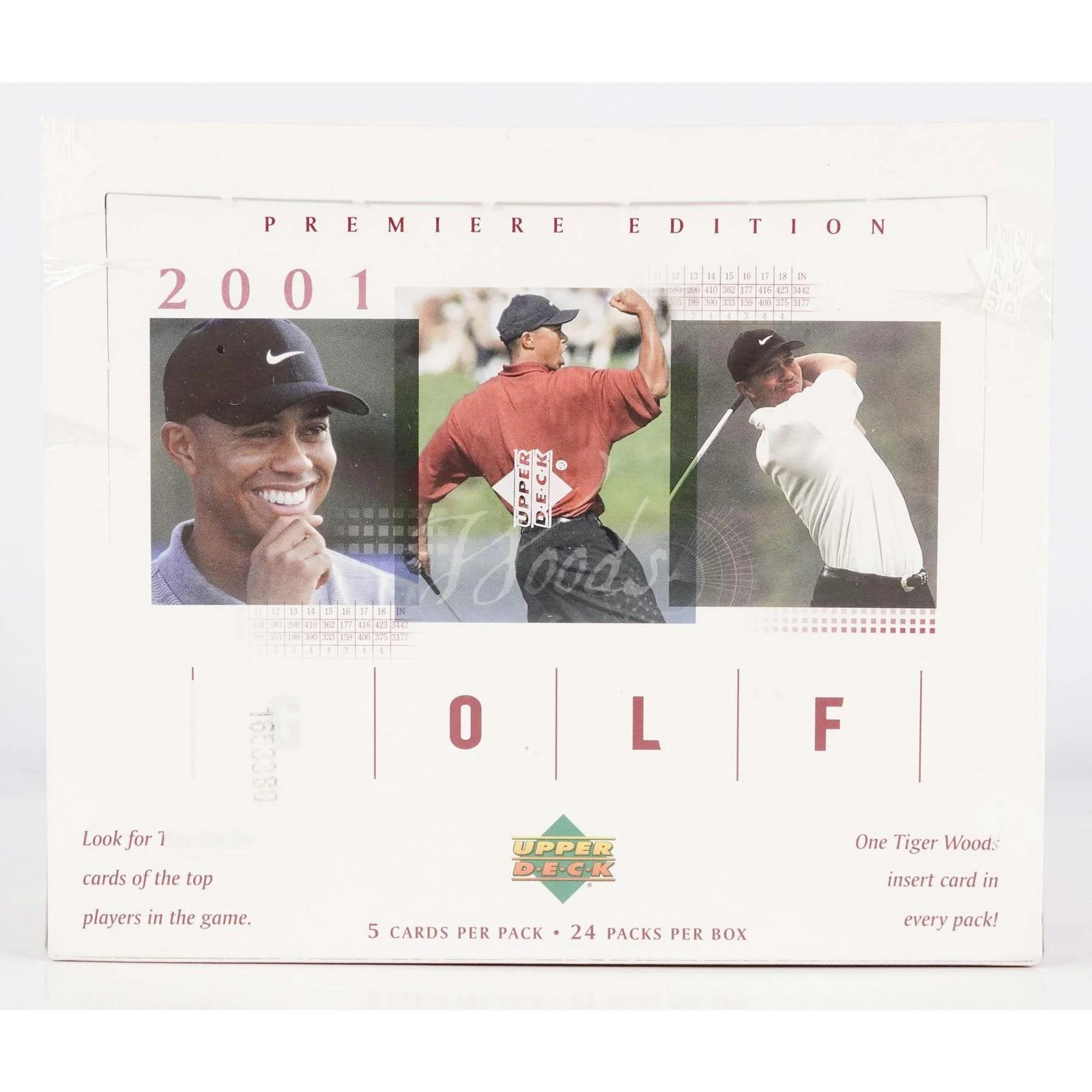 DRAFT - Just In 2001 Upper Deck Golf Retail Box - Tiger Woods Rookie!