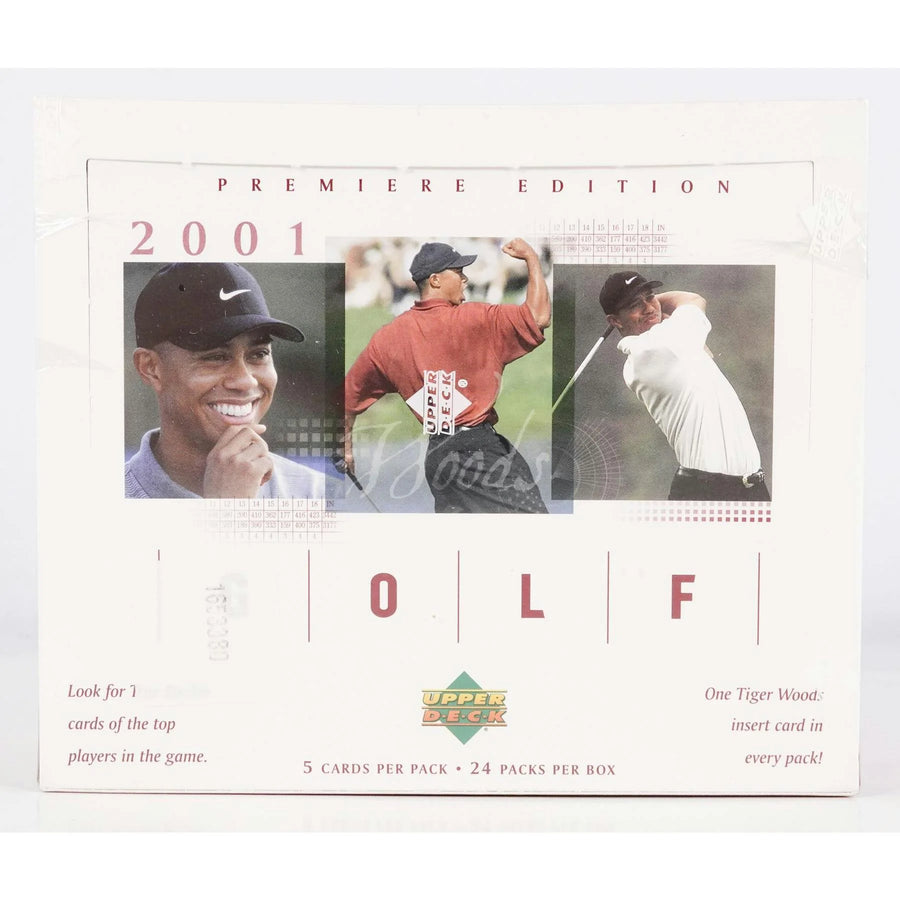 DRAFT - Just In 2001 Upper Deck Golf Retail Box - Tiger Woods Rookie!