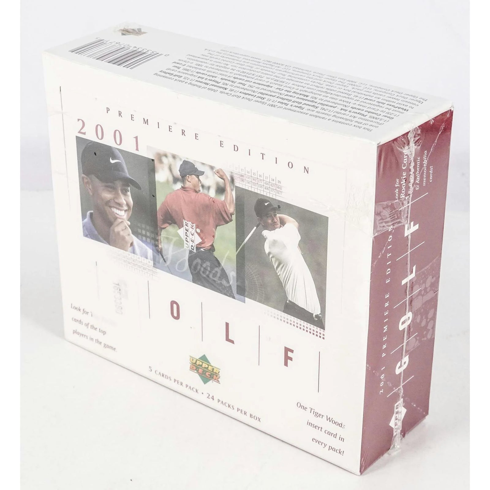 DRAFT - Just In 2001 Upper Deck Golf Retail Box - Tiger Woods Rookie!