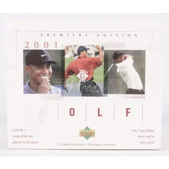 DRAFT - Just In 2001 Upper Deck Golf Retail Box - Tiger Woods Rookie!