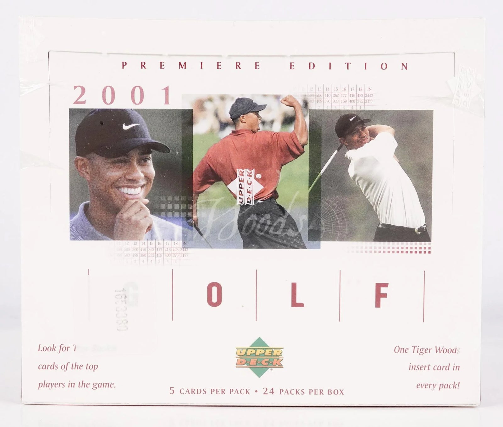 DRAFT - Just In 2001 Upper Deck Golf Retail Box - Tiger Woods Rookie!