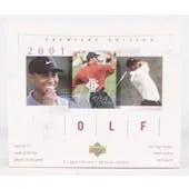 DRAFT - Just In 2001 Upper Deck Golf Retail Box - Tiger Woods Rookie!