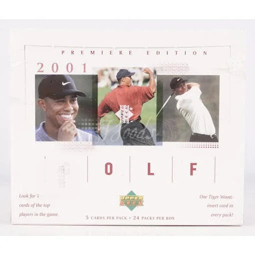 DRAFT - Just In 2001 Upper Deck Golf Retail Box - Tiger Woods Rookie!