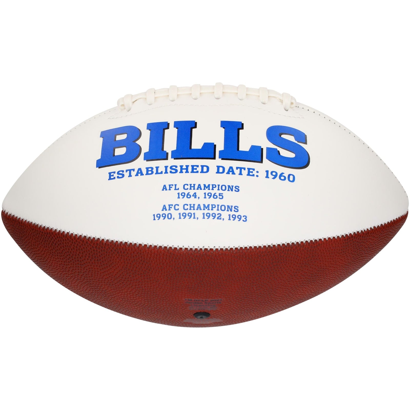 Dalton Kincaid Buffalo Bills Autographed Fanatics Authentic White Panel Football - The Ballers Bank