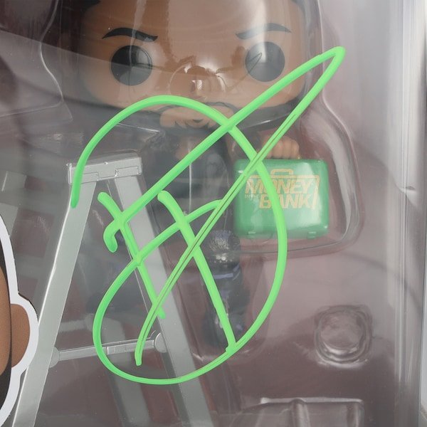 Damian Priest WWE Autographed Fanatics Authentic 184 Money In The Bank Funko Pop! Figurine - The Ballers Bank