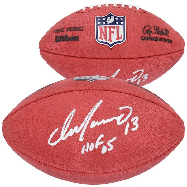 Dan Marino Miami Dolphins Autographed Fanatics Authentic Duke Full Color Football with "HOF 05" Inscription - The Ballers Bank