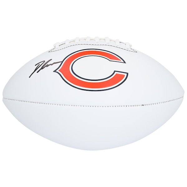D'Andre Swift Chicago Bears Autographed Fanatics Authentic Franklin White Panel Football - The Ballers Bank
