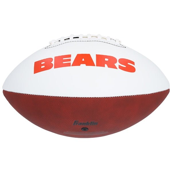 D'Andre Swift Chicago Bears Autographed Fanatics Authentic Franklin White Panel Football - The Ballers Bank