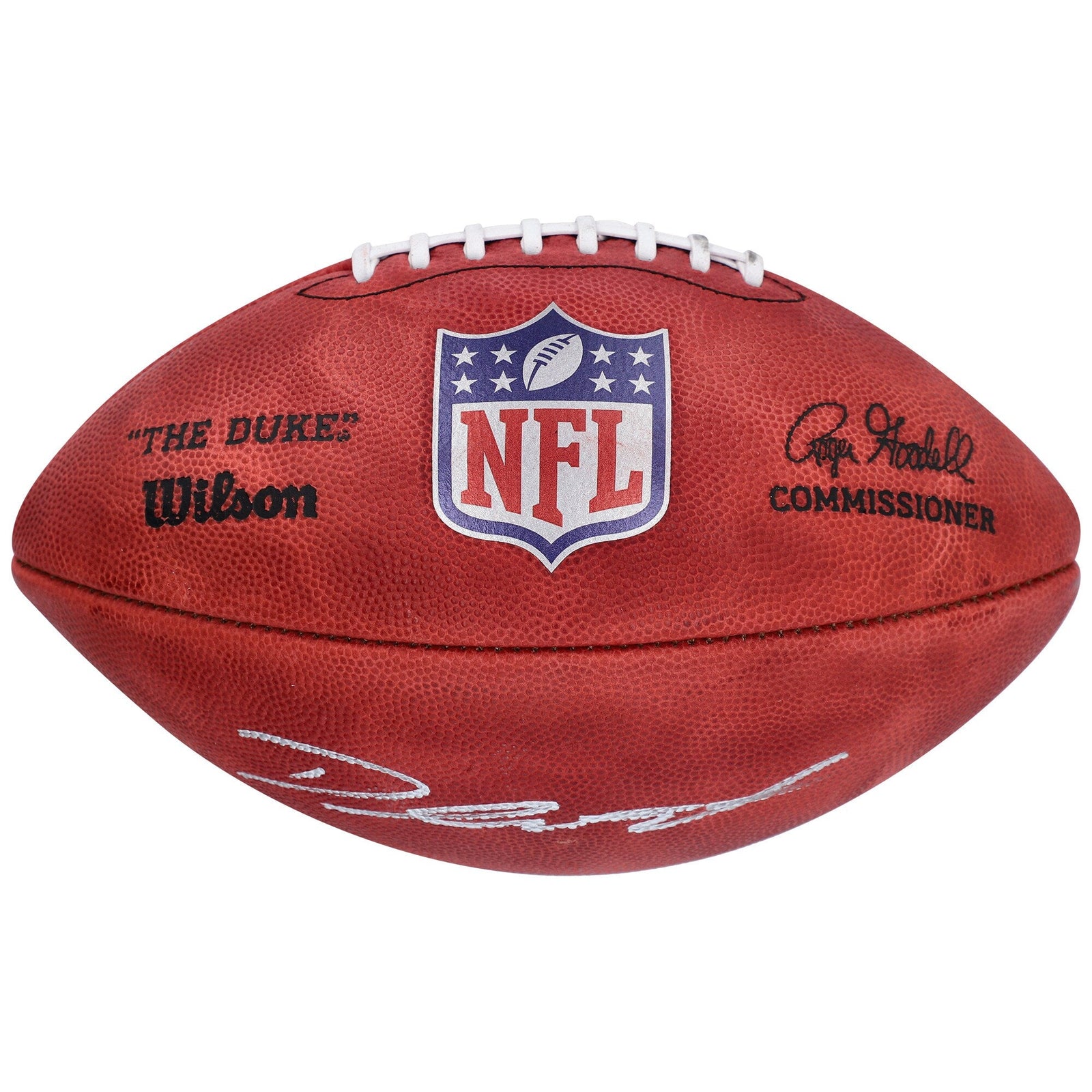 D'Andre Swift Chicago Bears Autographed Fanatics Authentic Wilson Duke Full Color Football - The Ballers Bank