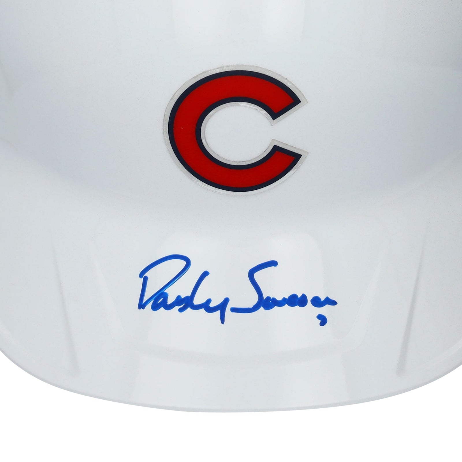 Dansby Swanson Chicago Cubs Autographed Fanatics Authentic Alt Chrome Replica Batting Helmet - The Ballers Bank