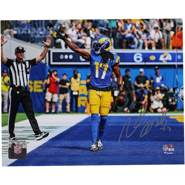Davante Adams Los Angeles Rams Autographed Fanatics Authentic 8" x 10" Touchdown Celebration Photograph - The Ballers Bank