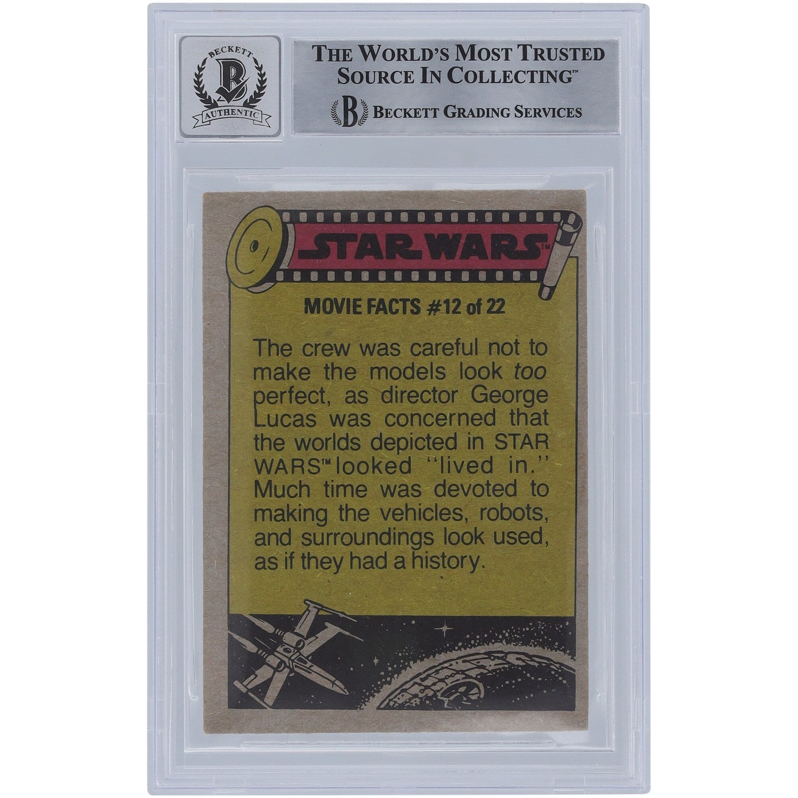 David Beasley Star Wars Autographed 1977 Topps Star Wars 312 BGS Authenticated 10 Card - The Ballers Bank