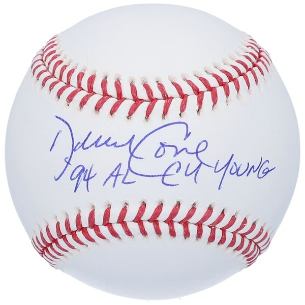 David Cone Kansas City Royals Fanatics Authentic Autographed Baseball with "94 AL Cy Young" Inscription - The Ballers Bank