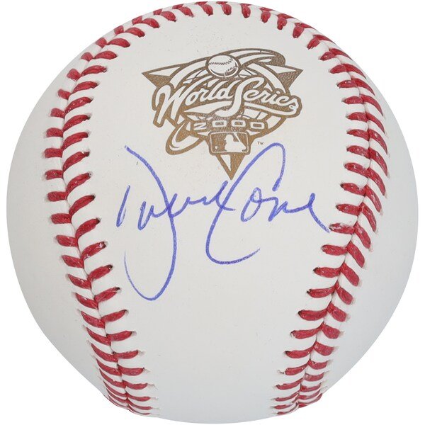 David Cone New York Yankees Autographed Fanatics Authentic 2000 World Series Logo Baseball - The Ballers Bank