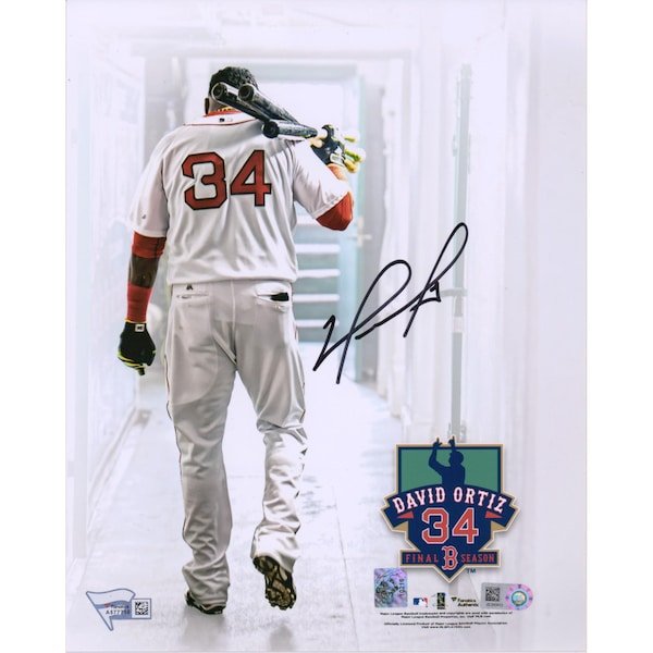 David Ortiz Boston Red Sox Fanatics Authentic Autographed 8" x 10" Tunnel Photograph - The Ballers Bank
