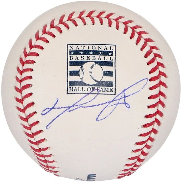 David Ortiz Boston Red Sox Fanatics Authentic Autographed Hall of Fame Logo Baseball - The Ballers Bank