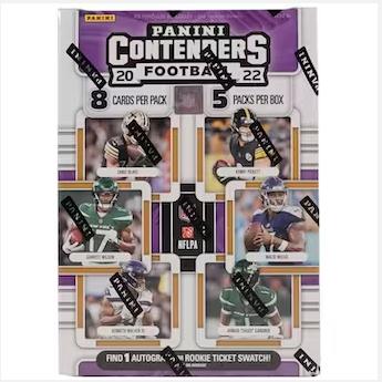 2022 Panini Contenders Football Blaster Trading Cards