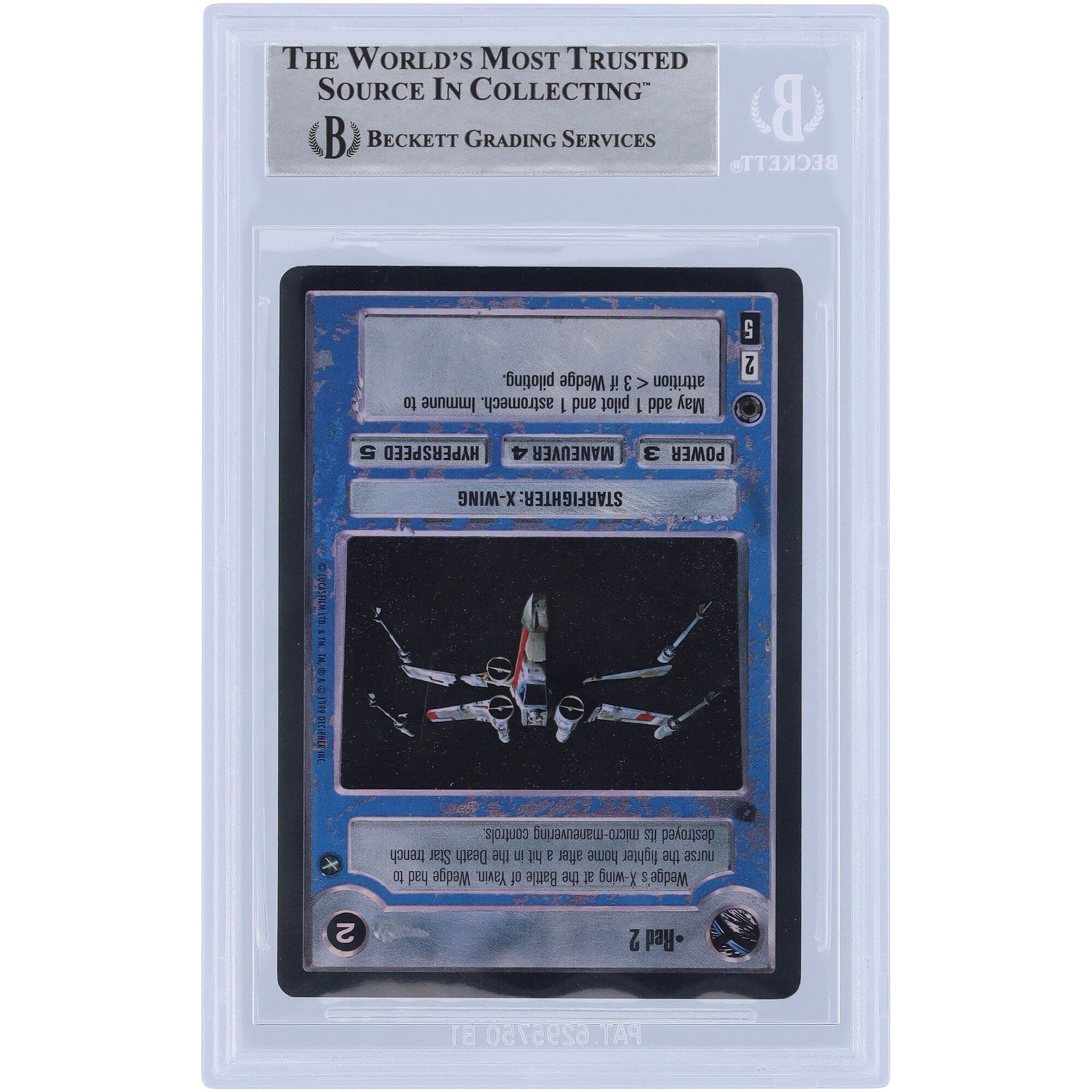 Denis Lawson Star Wars Autographed Fanatics Authentic 1999 CCG Reflections 81 BGS Authenticated Card - The Ballers Bank
