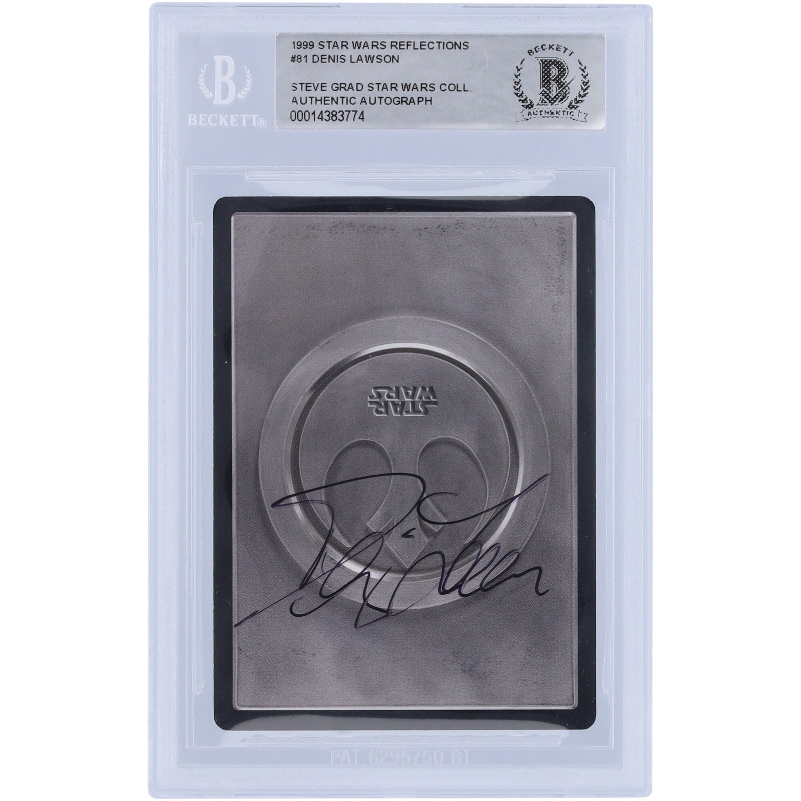 Denis Lawson Star Wars Autographed Fanatics Authentic 1999 CCG Reflections 81 BGS Authenticated Card - The Ballers Bank