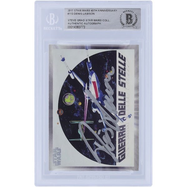Denis Lawson Star Wars Autographed Topps 2017 Topps 113 BAS Authenticated Card - The Ballers Bank