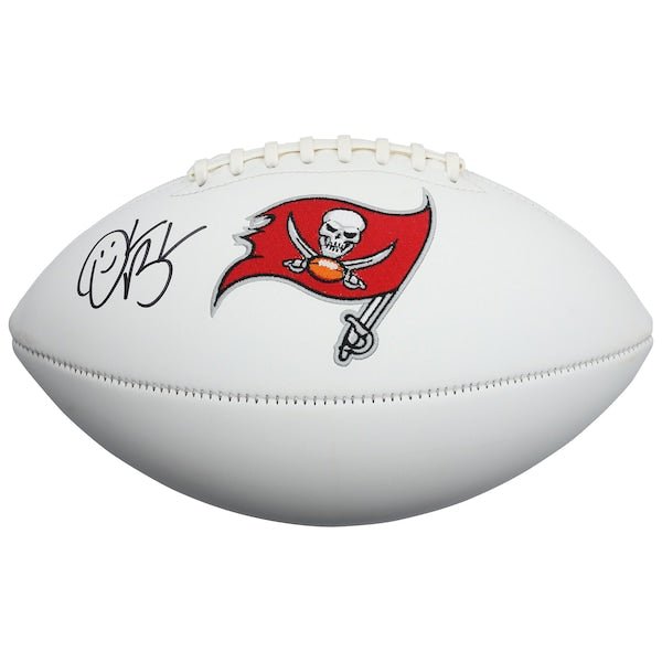 Derrick Brooks Tampa Bay Buccaneers Autographed Fanatics Authentic Wilson White Panel Football - The Ballers Bank