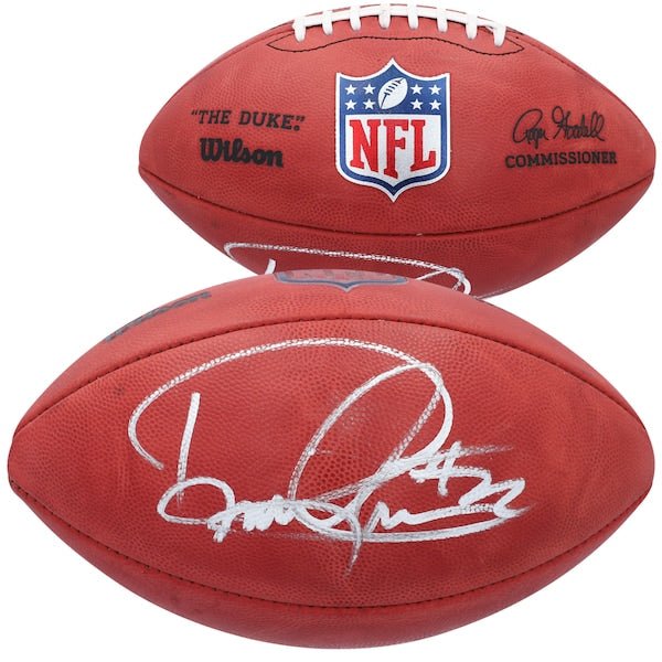 Derrick Henry Baltimore Ravens Autographed Fanatics Authentic Wilson Duke Full Color Football - The Ballers Bank