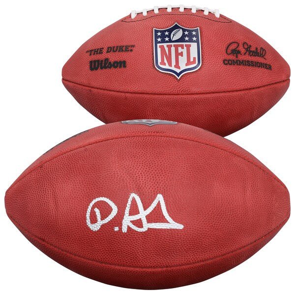 De’Von Achane Miami Dolphins Autographed Fanatics Authentic Wilson Duke Full Color Football - The Ballers Bank