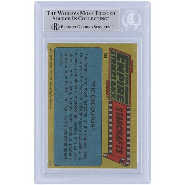 Don Dow Star Wars Autographed 1980 Topps The Empire Strikes Back 135 BAS Authenticated Card - The Ballers Bank