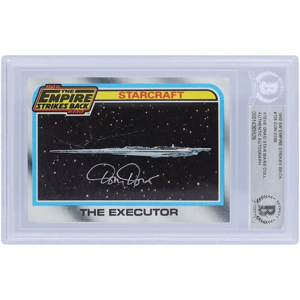Don Dow Star Wars Autographed 1980 Topps The Empire Strikes Back 135 BAS Authenticated Card - The Ballers Bank