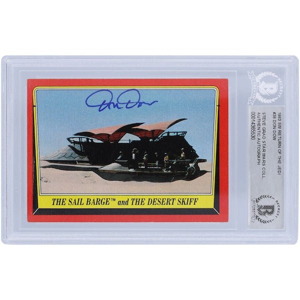 Don Dow Star Wars Autographed 1983 Topps Return of the Jedi 38 BAS Authenticated Card - The Ballers Bank