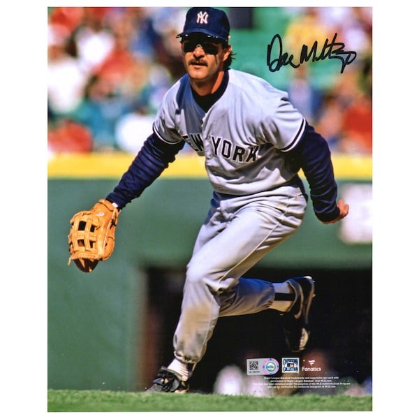 Don Mattingly New York Yankees Fanatics Authentic Autographed 8" x 10" Fielding Photograph - The Ballers Bank