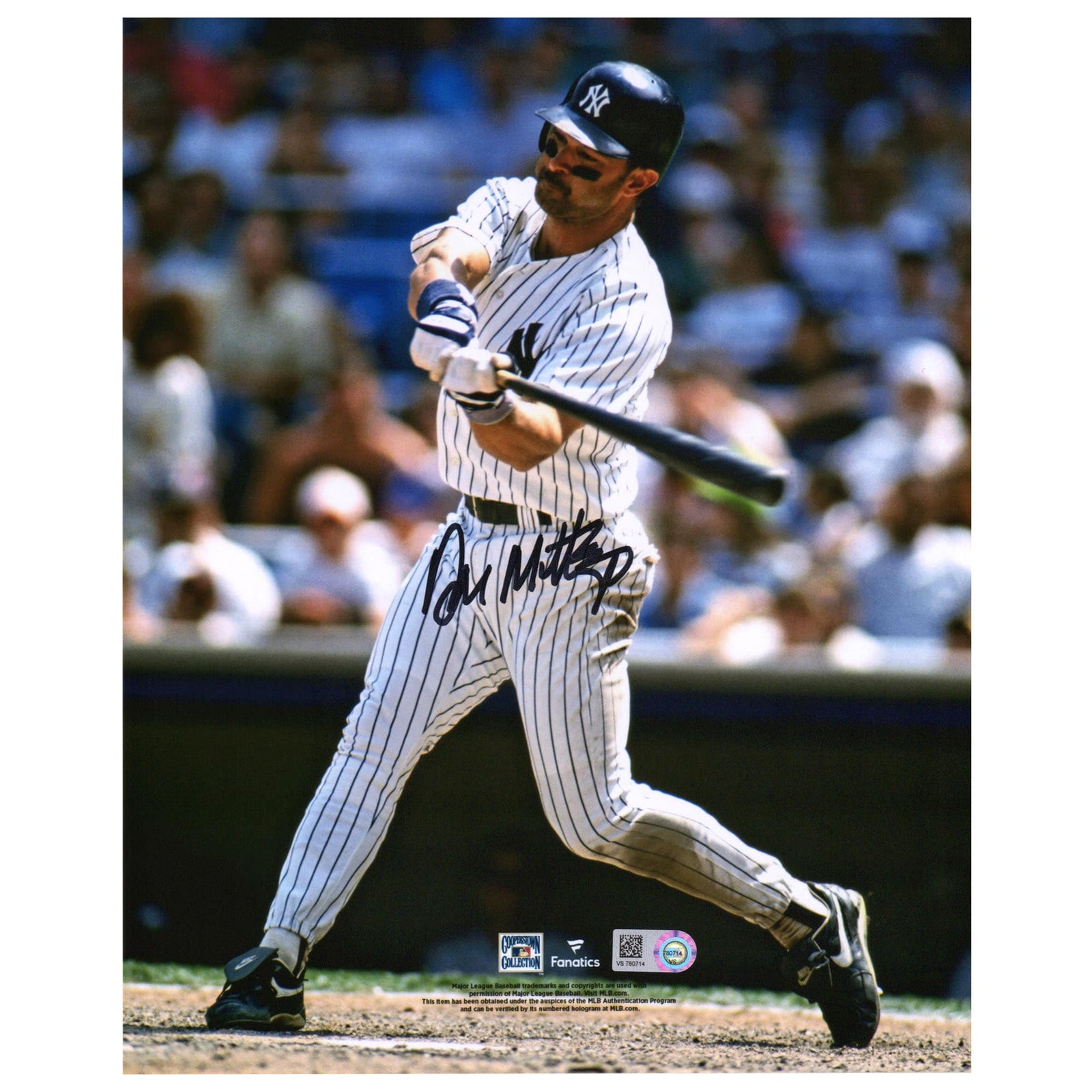 Don Mattingly New York Yankees Fanatics Authentic Autographed 8" x 10" Hitting Photograph - The Ballers Bank