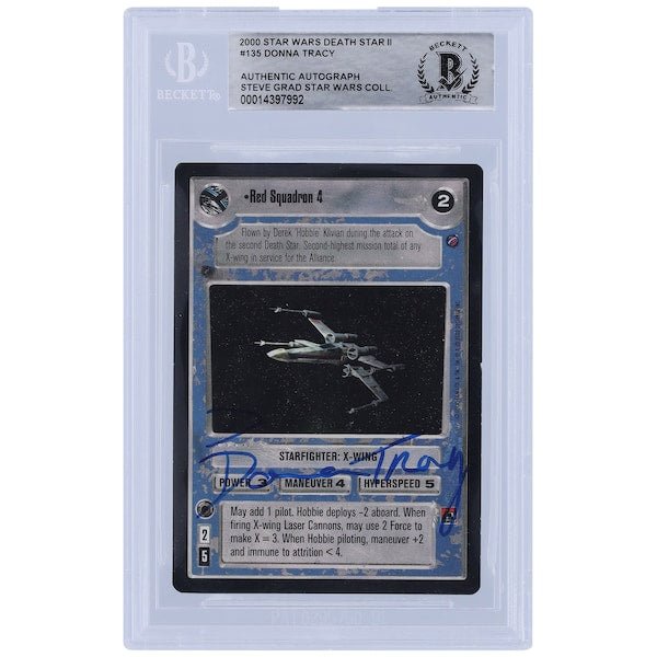 Donna Tracy Star Wars Autographed 2000 CCG Death Star 2 135 BGS Authenticated Card - The Ballers Bank