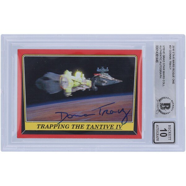 Donna Tracy Star Wars Autographed 2016 Topps 21 BAS Authenticated 10 Card - The Ballers Bank