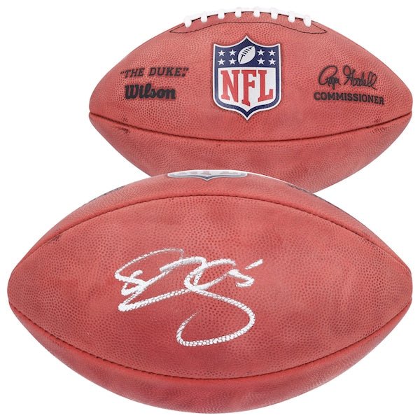 Donovan McNabb Philadelphia Eagles Autographed Fanatics Authentic Duke Full Color Football - The Ballers Bank