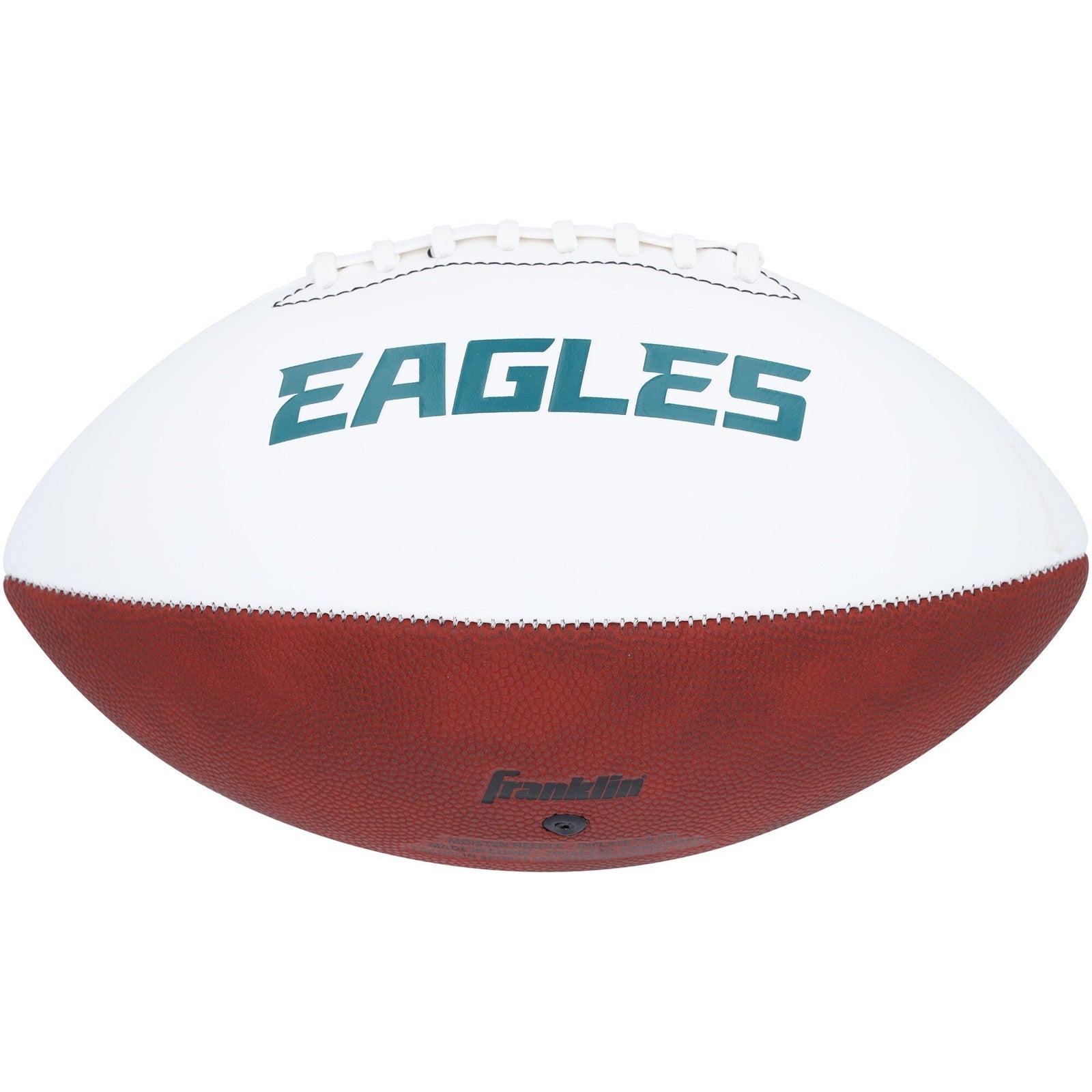 Donovan McNabb Philadelphia Eagles Autographed Fanatics Authentic Franklin White Panel Football - The Ballers Bank